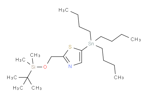 2-(((tert-butyldimethylsilyl)oxy)methyl)-5-(tributylstannyl)thiazole