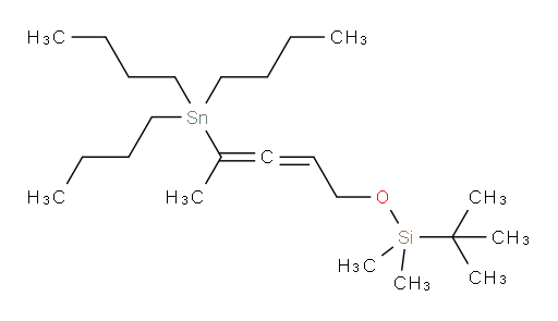 tert-butyldimethyl((4-(tributylstannyl)penta-2,3-dien-1-yl)oxy)silane