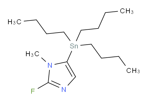 2-fluoro-1-methyl-5-(tributylstannyl)-1H-imidazole