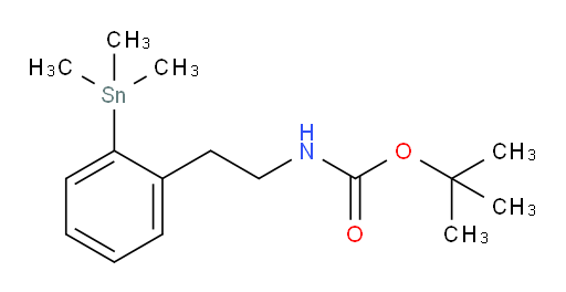 叔丁基 2-(三甲基锡基)苯乙基氨基甲酸酯