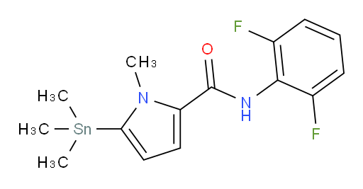 N-(2,6-difluorophenyl)-1-methyl-5-(trimethylstannyl)-1H-pyrrole-2-carboxamide