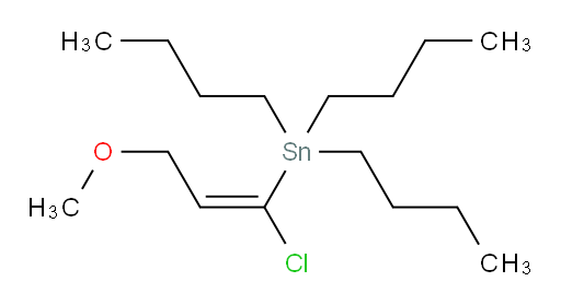 (Z)-tributyl(1-chloro-3-methoxyprop-1-en-1-yl)stannane