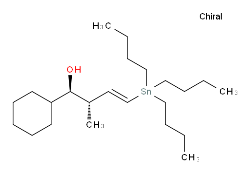 (1R,2S,E)-1-环己基-2-甲基-4-(三丁基锡基)丁-3-烯-1-醇