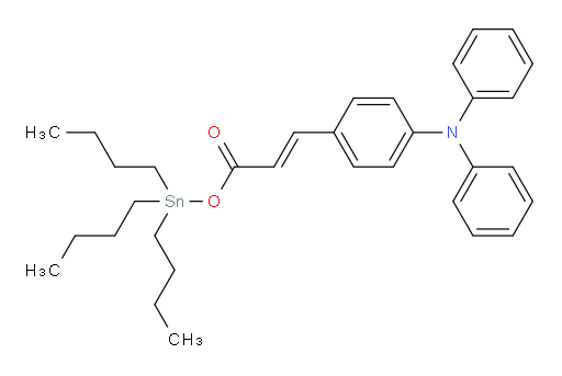 (E)-tributylstannyl 3-(4-(diphenylamino)phenyl)acrylate