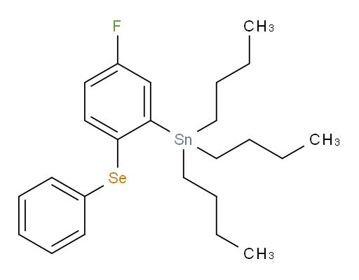 tributyl(5-fluoro-2-(phenylselanyl)phenyl)stannane