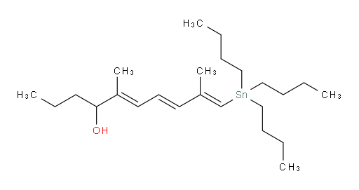 (5E,7E,9E)-5,9-dimethyl-10-(tributylstannyl)deca-5,7,9-trien-4-ol