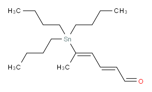 (2E,4E)-5-(tributylstannyl)hexa-2,4-dienal