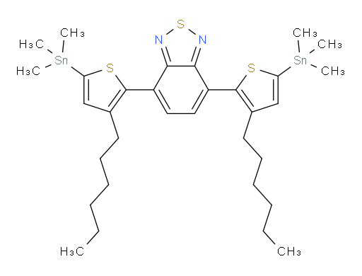 4,7-bis(3-hexyl-5-(trimethylstannyl)thiophen-2-yl)benzo[c][1,2,5]thiadiazole