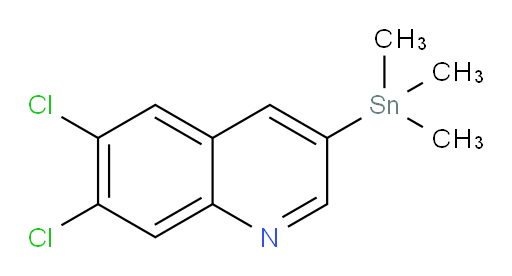6,7-dichloro-3-(trimethylstannyl)quinoline