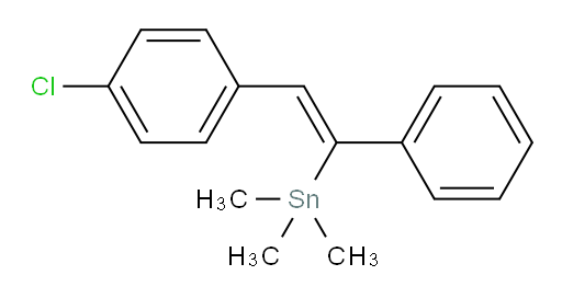(Z)-(2-(4-chlorophenyl)-1-phenylvinyl)trimethylstannane