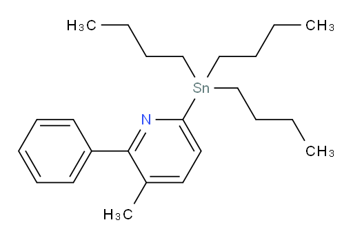 3-甲基-2-苯基-6-(三丁基锡基)吡啶