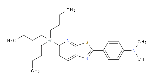 N,N-二甲基-4-(5-(三丁基锡基)噻唑并[5,4-b]吡啶-2-基)苯胺