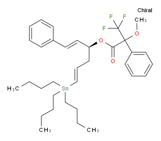 (S,1E,5E)-1-phenyl-6-(tributylstannyl)hexa-1,5-dien-3-yl 3,3,3-trifluoro-2-methoxy-2-phenylpropanoate