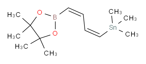 trimethyl((1Z,3Z)-4-(4,4,5,5-tetramethyl-1,3,2-dioxaborolan-2-yl)buta-1,3-dien-1-yl)stannane