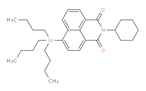 2-环己基-6-(三丁基锡基)-1H-苯并[de]异喹啉-1,3(2H)-二酮