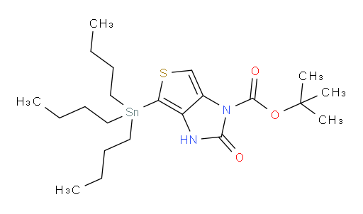 tert-butyl 2-oxo-4-(tributylstannyl)-2,3-dihydro-1H-thieno[3,4-d]imidazole-1-carboxylate