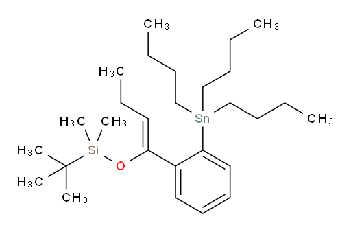 (Z)-叔丁基二甲基((1-(2-(三丁基锡基)苯基)丁-1-烯-1-氧基))硅烷