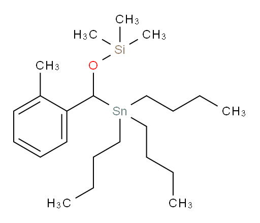 trimethyl(o-tolyl(tributylstannyl)methoxy)silane