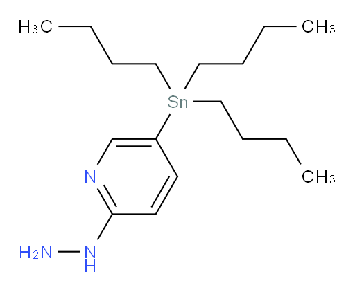 2-肼基-5-(三丁基锡基)吡啶