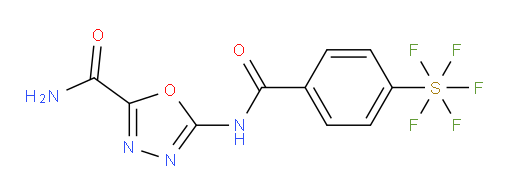 [4-[[[5-(Aminocarbonyl)-1,3,4-oxadiazol-2-yl]amino]carbonyl]phenyl]sulfur pentafluoride