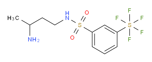 [3-[[(3-Aminobutyl)amino]sulfonyl]phenyl]sulfur pentafluoride