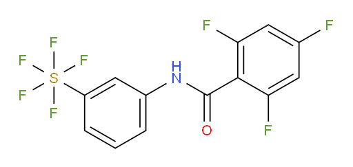 [3-[(2,4,6-trifluorobenzoyl)amino]phenyl]sulfur pentafluoride
