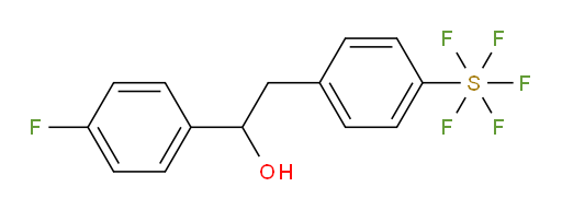 1-(4-fluorophenyl)-2-(4-(pentafluoromercapto)phenyl)ethanol