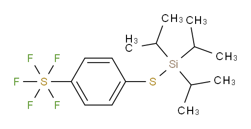 [4-[[tris(1-methylethyl)silyl]thio]phenyl]sulfur pentafluoride