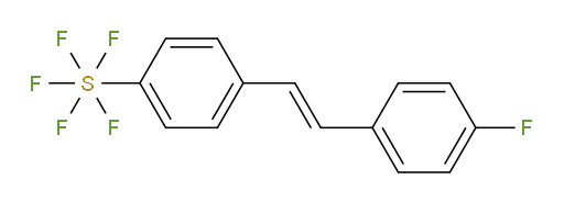 [4-[(1E)-2-(4-fluorophenyl)ethenyl]phenyl]sulfur pentafluoride