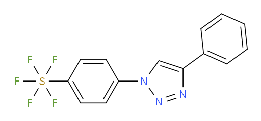 [4-(4-phenyl-1H-1,2,3-triazol-1-yl)phenyl]sulfur pentafluoride