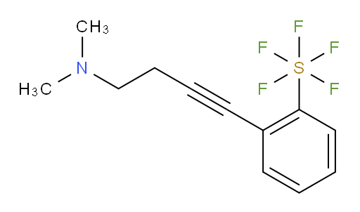 [2-[4-(Dimethylamino)-1-butyn-1-yl]phenyl]sulfur pentafluoride
