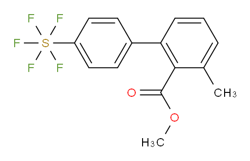 [2'-(methoxycarbonyl)-3'-methyl-biphenyl-4-yl]sulfur pentafluoride