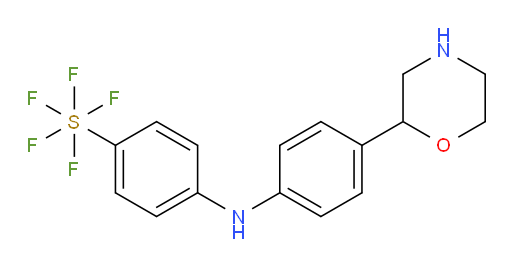 [4-[[4-[(2R)-2-morpholinyl]phenyl]amino]phenyl]sulfur pentafluoride