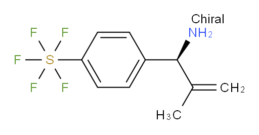 [4-[(1S)-1-Amino-2-methyl-2-propen-1-yl]phenyl]sulfur pentafluoride