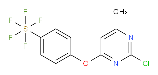 [4-[(2-Chloro-6-methyl-4-pyrimidinyl)oxy]phenyl]sulfur pentafluoride