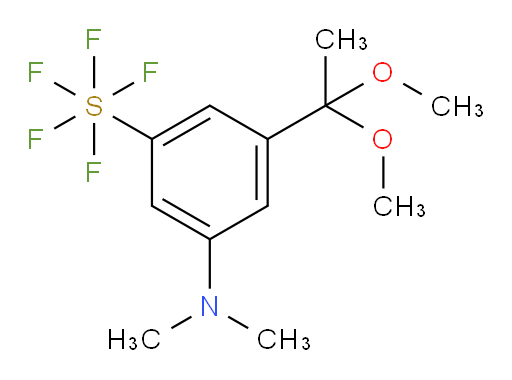 [3-(1,1-Dimethoxyethyl)-5-(dimethylamino)phenyl]sulfur pentafluoride