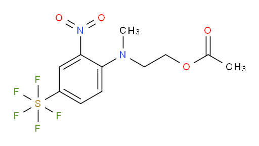 [4-[[2-(Acetyloxy)ethyl]methylamino]-3-nitrophenyl]sulfur pentafluoride