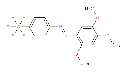 [4-[(1E)-2-(2,4,5-trimethoxyphenyl)diazenyl]phenyl]sulfur pentafluoride