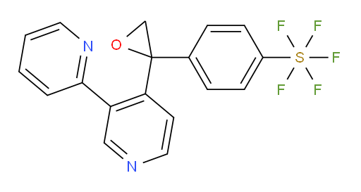4-(2-([2,3'-bipyridin]-4'-yl)oxiran-2-yl)(pentafluoromercapto)benzene