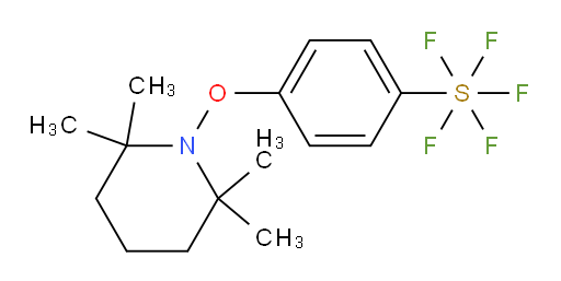 4-((2,2,6,6-tetramethylpiperidin-1-yl)oxy)(pentafluoromercapto)benzene
