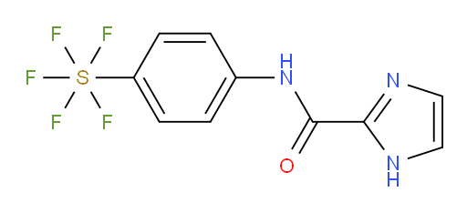 [4-[(1H-imidazol-2-ylcarbonyl)amino]phenyl]sulfur pentafluoride