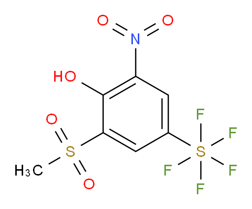 [4-hydroxy-3-(methylsulfonyl)-5-nitrophenyl]sulfur pentafluoride