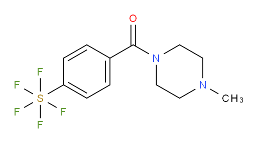 [4-[(4-methyl-1-piperazinyl)carbonyl]phenyl]sulfur pentafluoride