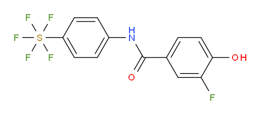 [4-[(3-fluoro-4-hydroxybenzoyl)amino]phenyl]sulfur pentafluoride