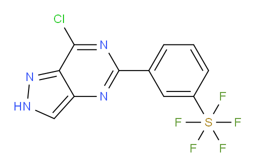 [3-(7-Chloro-2H-pyrazolo[4,3-d]pyrimidin-5-yl)phenyl]sulfur pentafluoride