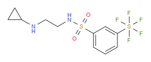 [3-[[[2-(Cyclopropylamino)ethyl]amino]sulfonyl]phenyl]sulfur pentafluoride