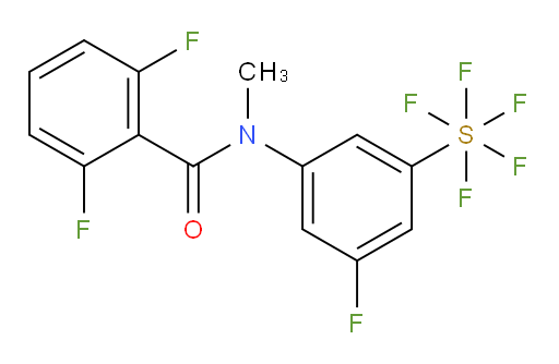 [3-[(2,6-difluorobenzoyl)methylamino]-5-fluorophenyl]sulfur pentafluoride