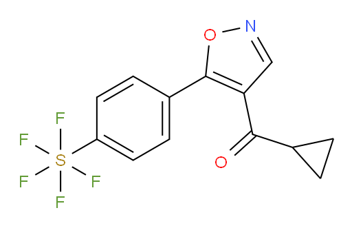 [4-[4-(cyclopropylcarbonyl)-5-isoxazolyl]phenyl]sulfur pentafluoride