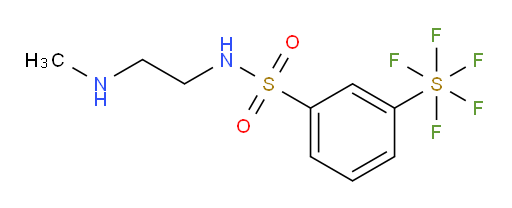 [3-[[[2-(methylamino)ethyl]amino]sulfonyl]phenyl]sulfur pentafluoride
