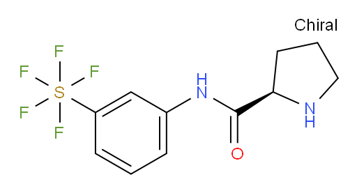 [3-[[[(2R)-2-pyrrolidinyl]carbonyl]amino]phenyl]-sulfur pentafluoride
